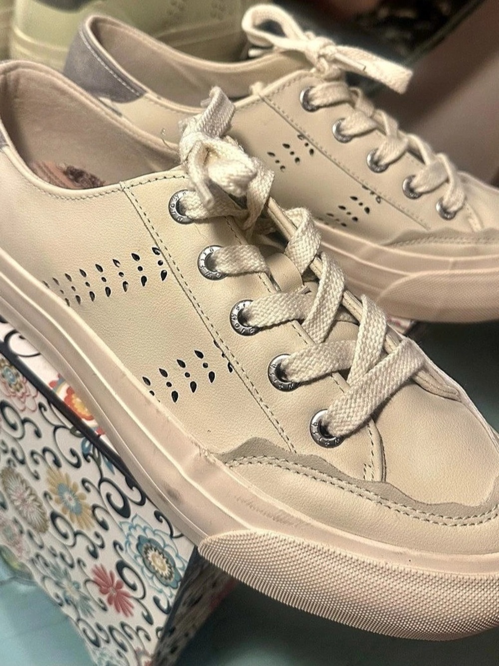 Blowfish Malibu Play Sneaker Cream & Gray